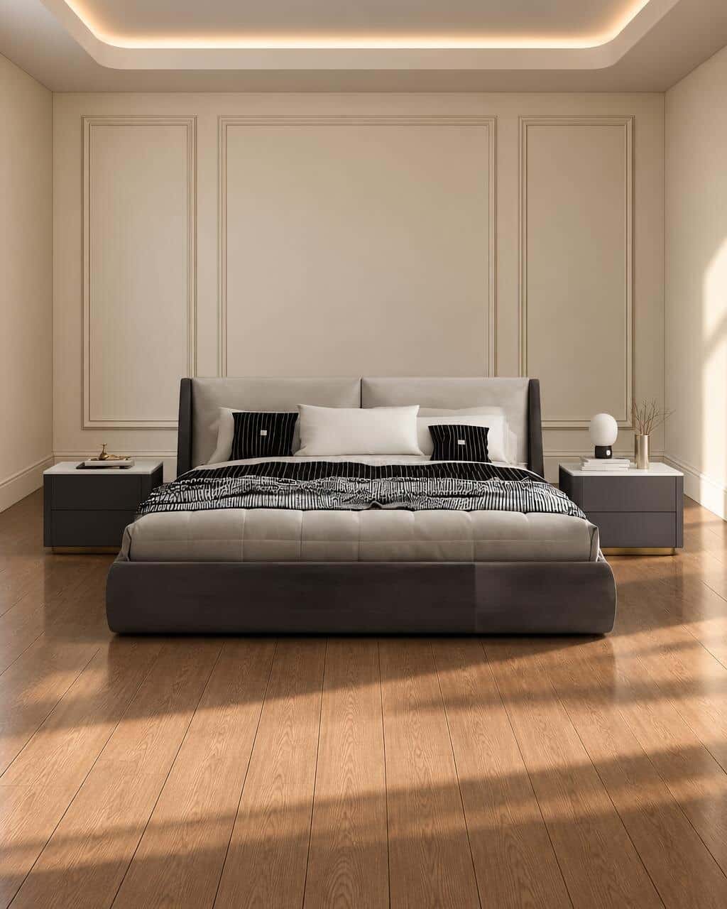 Sila Bed and Nightstand Set
