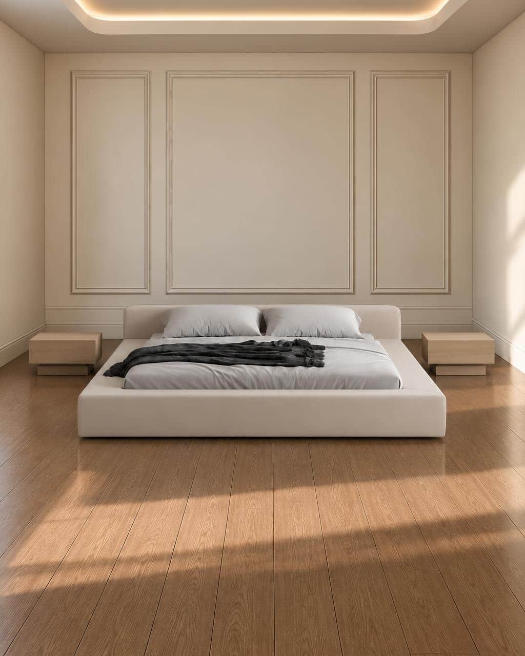 Vila Bed and Nightstand Set
