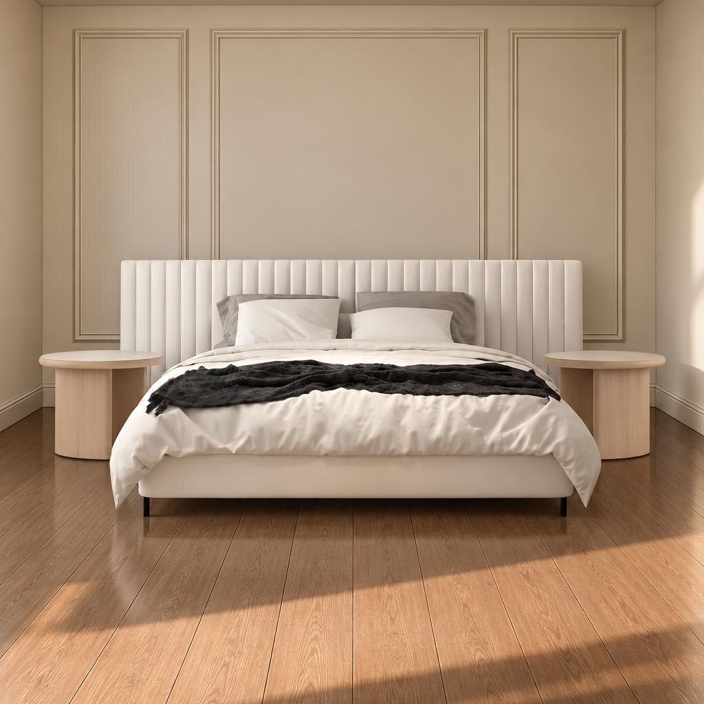 Sola Bed and Nightstand Set