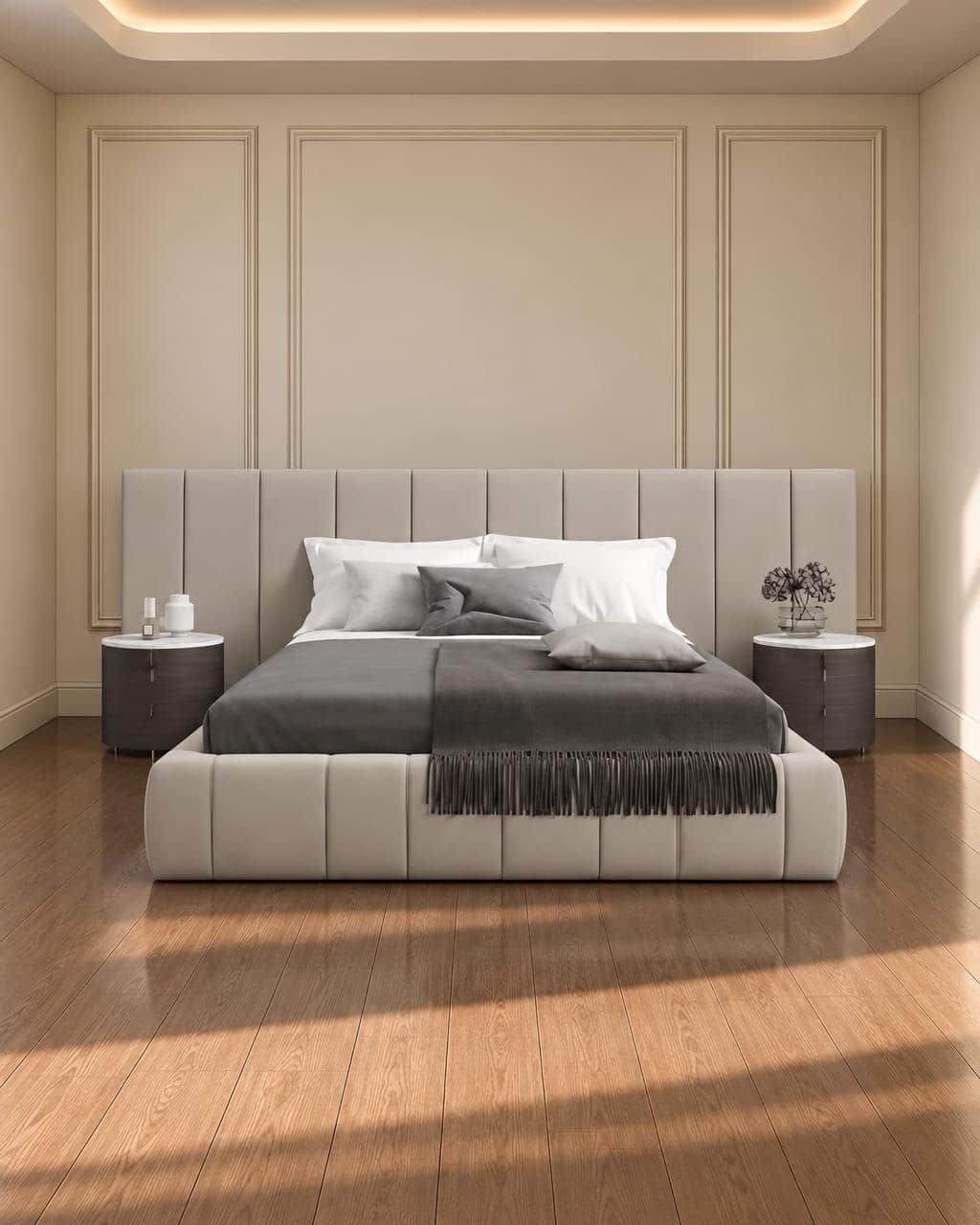 Sina Bed and Nightstand Set
