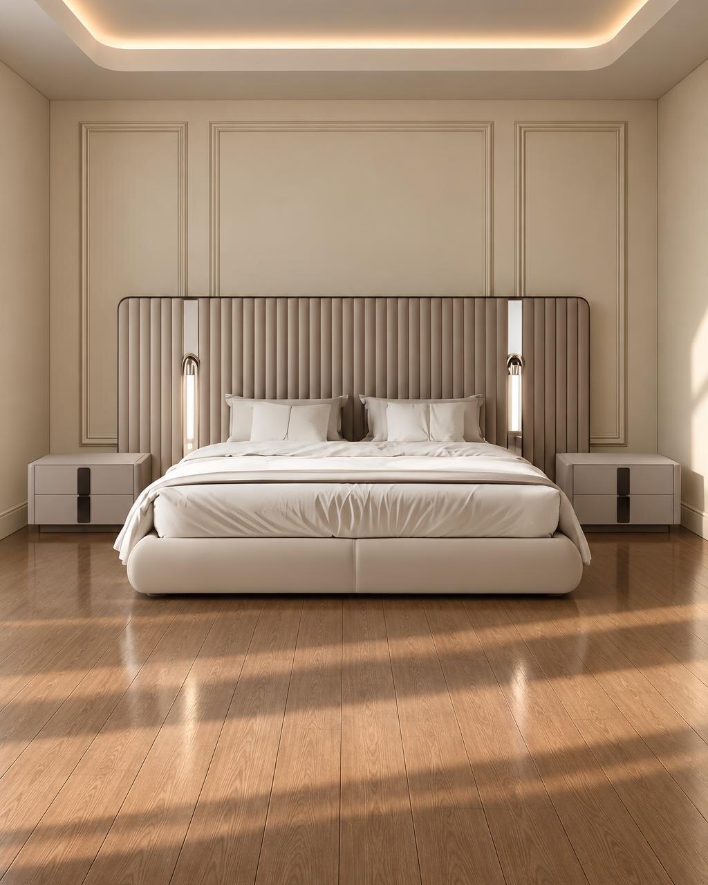Vaya Bed and Nightstand Set