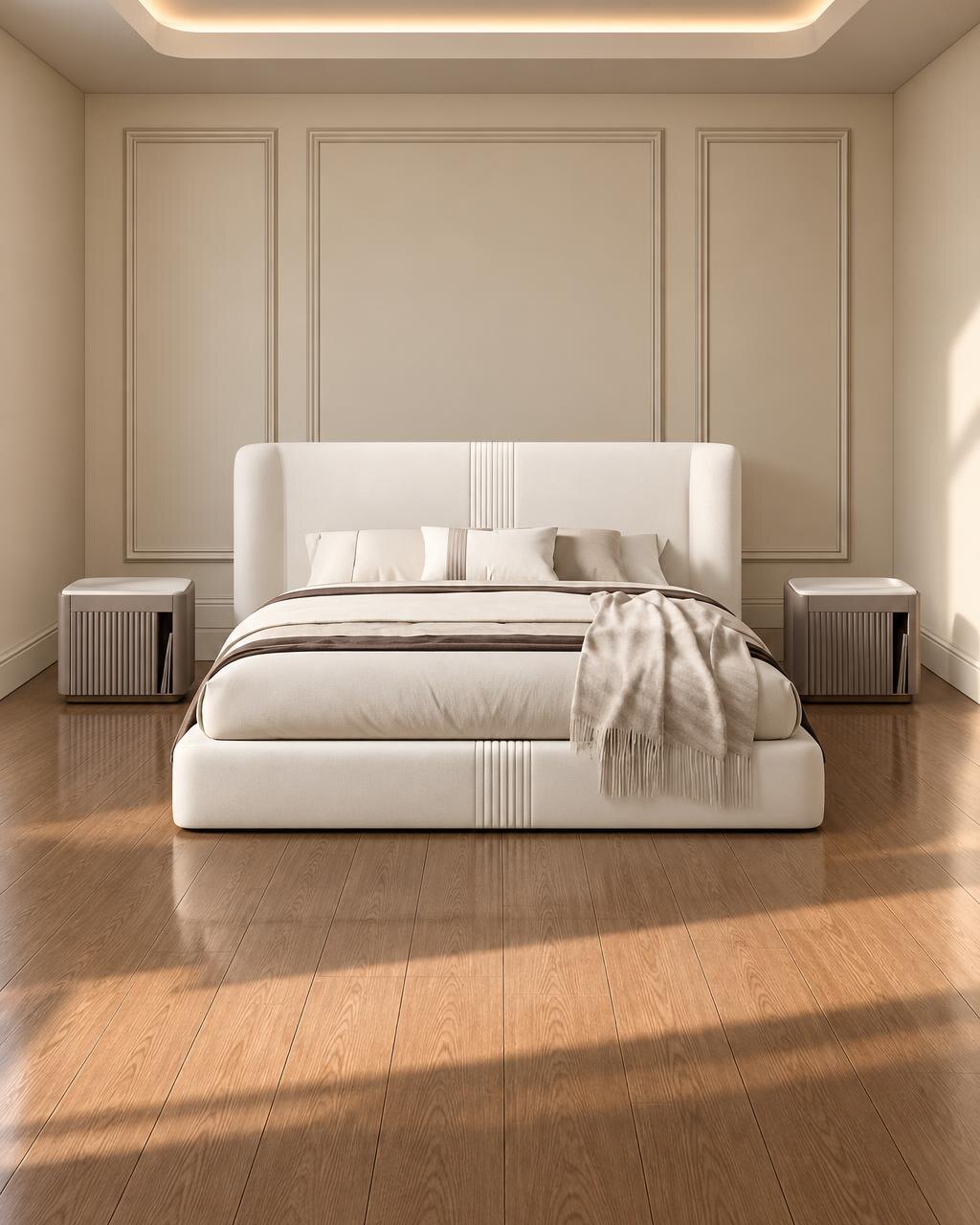 Nelo Bed and Nightstand Set