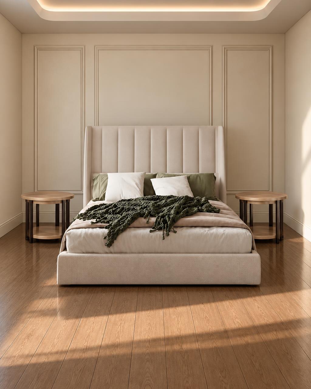 Mira Bed and Nightstand Set