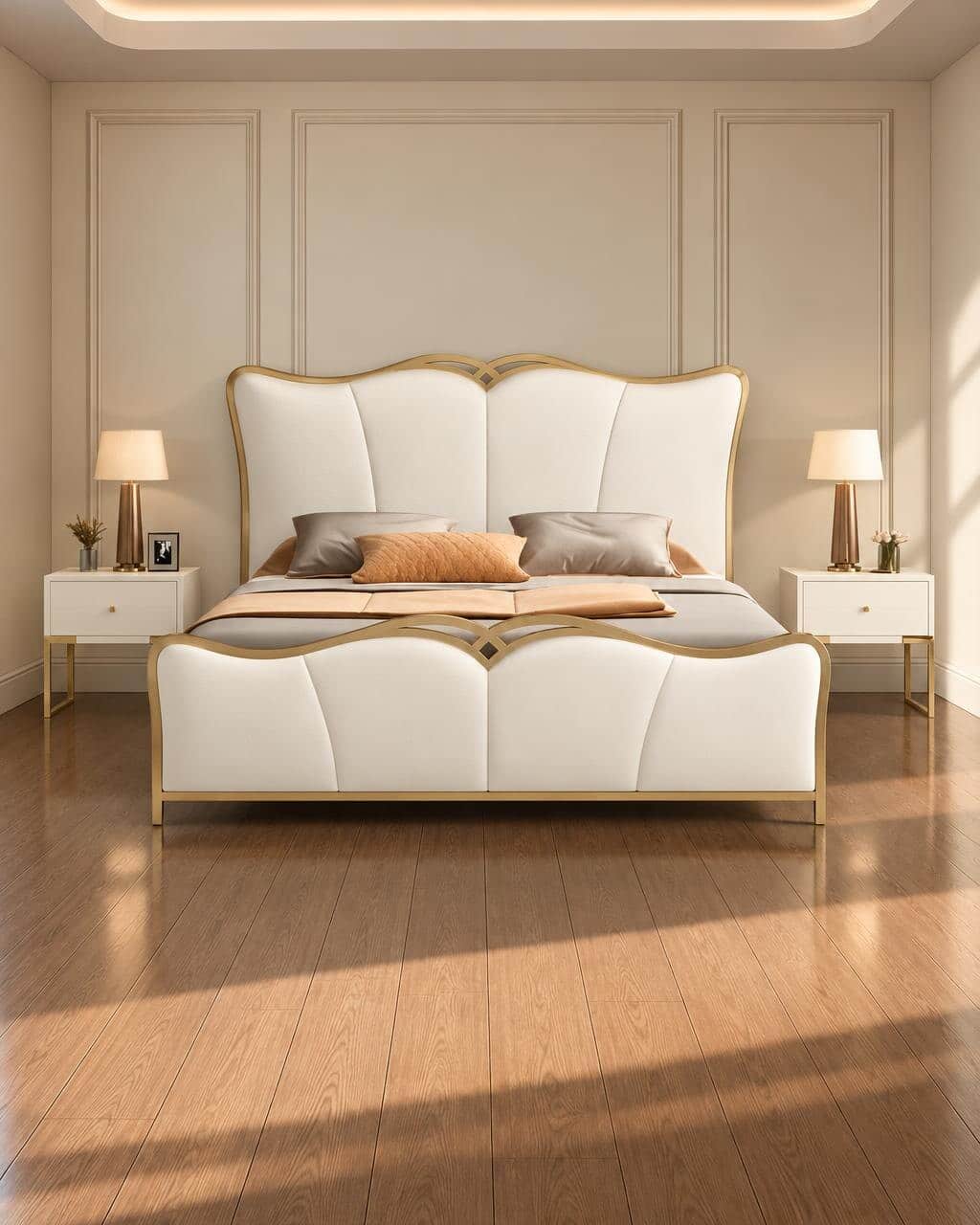Mino Bed and Nightstand Set