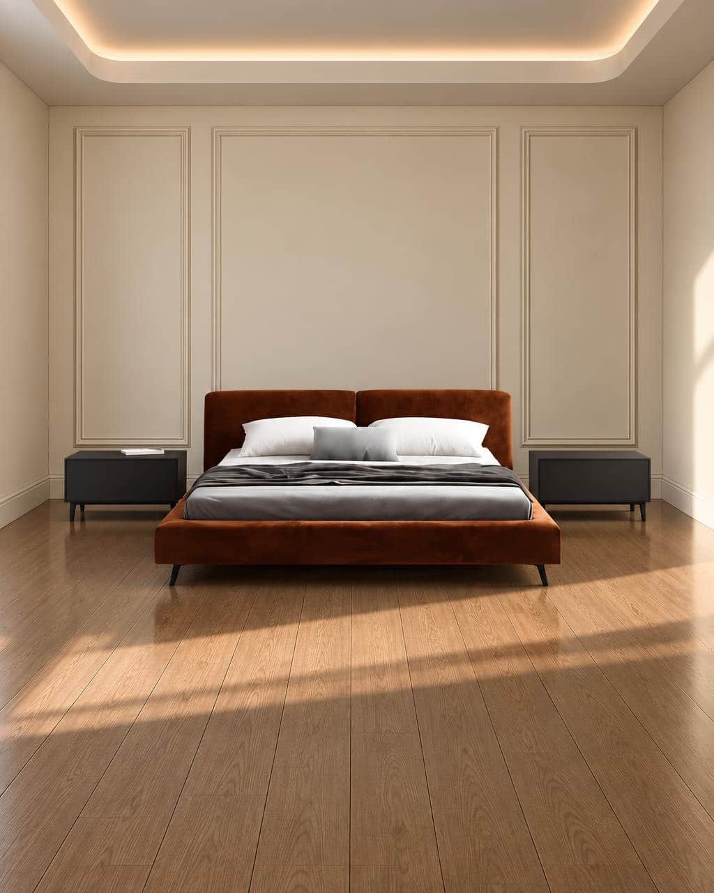 Tila Bed and Nightstand Set