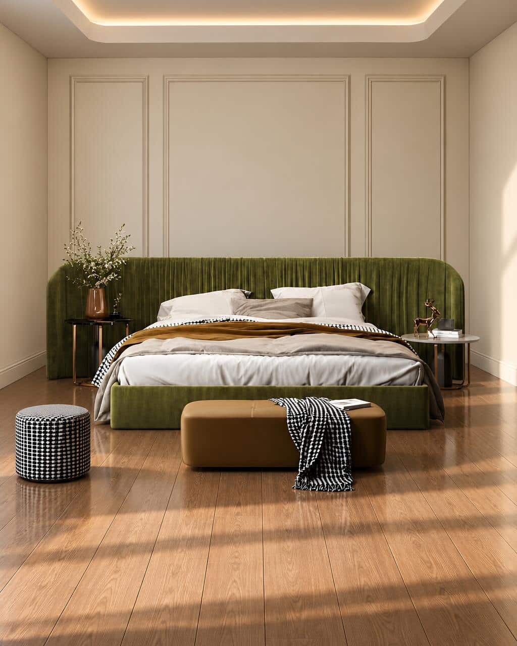 Tera Bed and Nightstand Set
