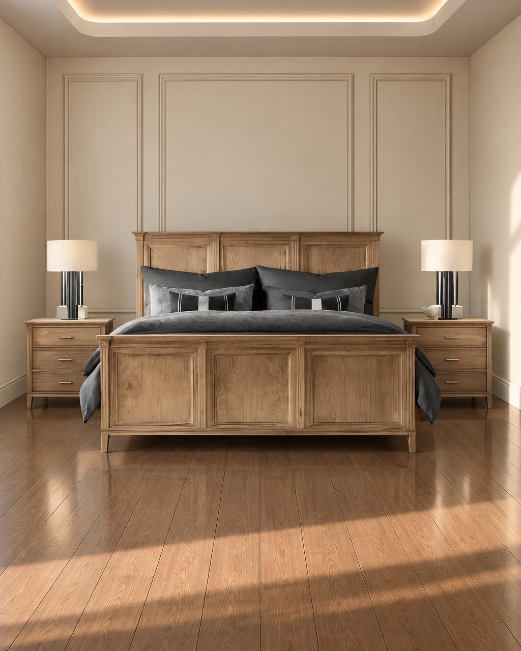 Rivi Bed and Nightstand Set