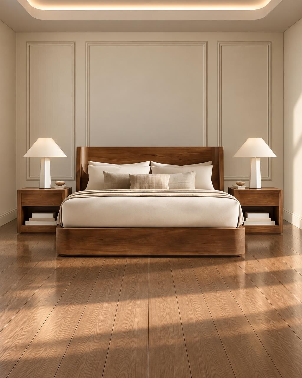 Rivo Bed and Nightstand Set