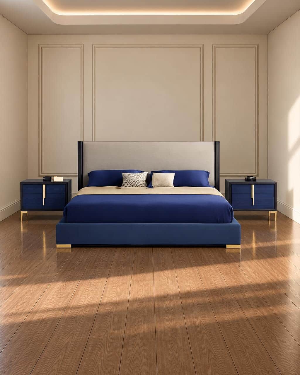Oren Bed and Nightstand Set