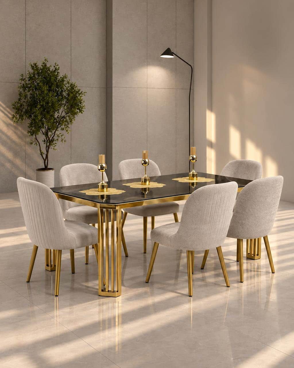 Zora Dining Table and Chairs