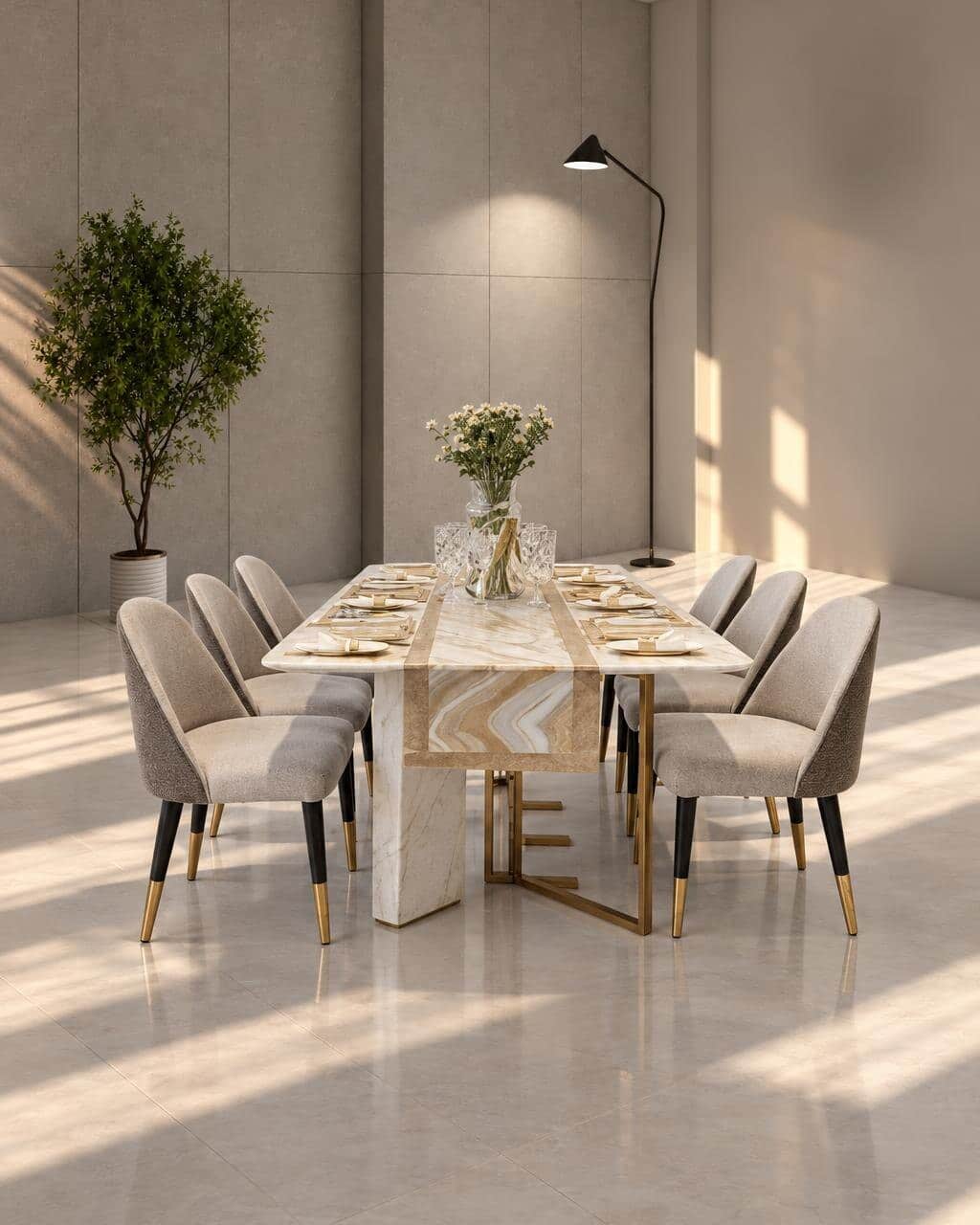 Tova Dining Table and Chairs
