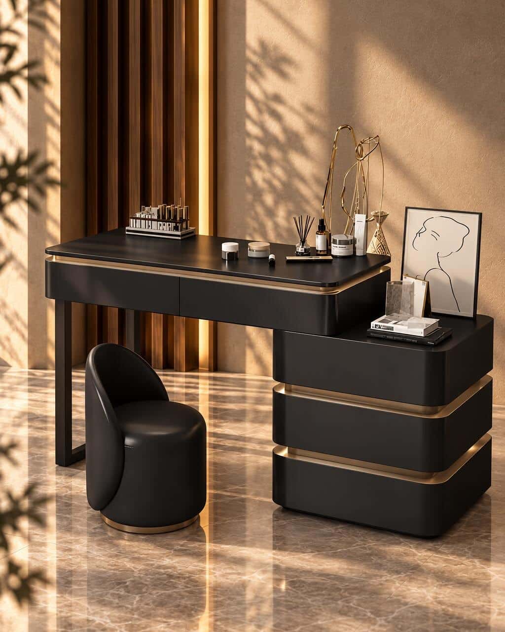 Talo Dresser Set