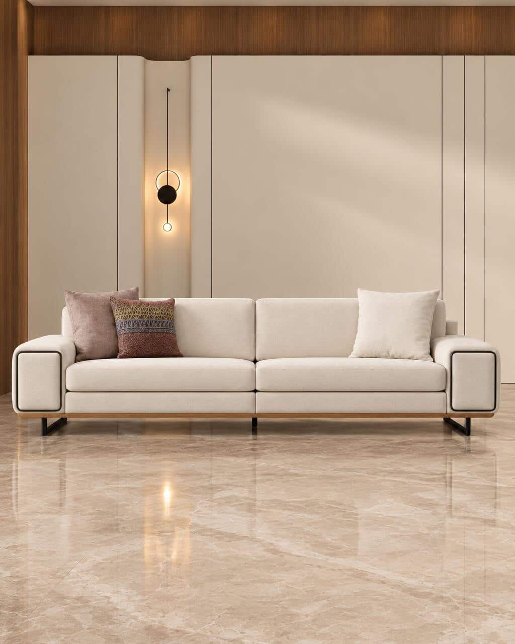 Silk Living Sofa