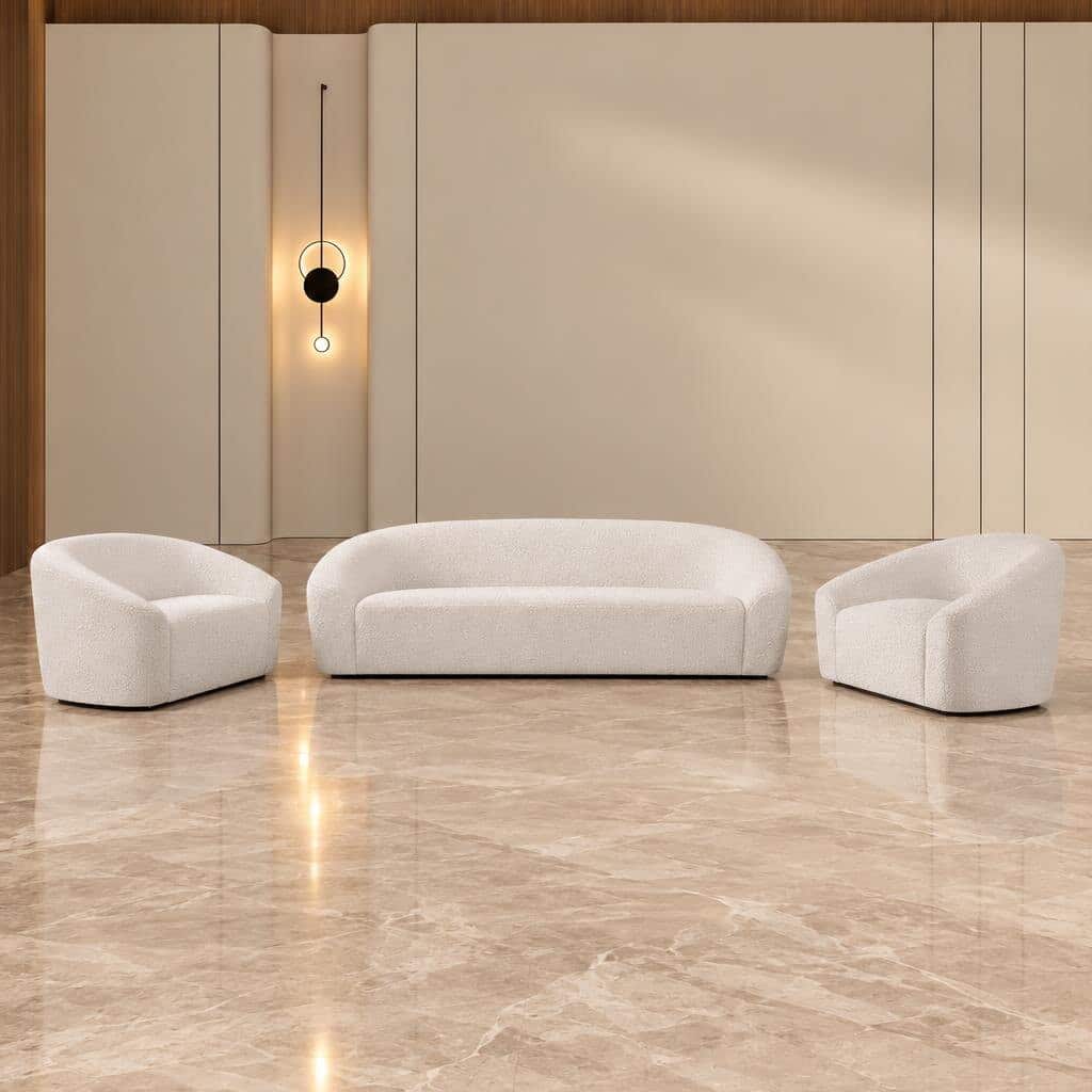 Lixor Living Room Set wide view for spacious living room furniture