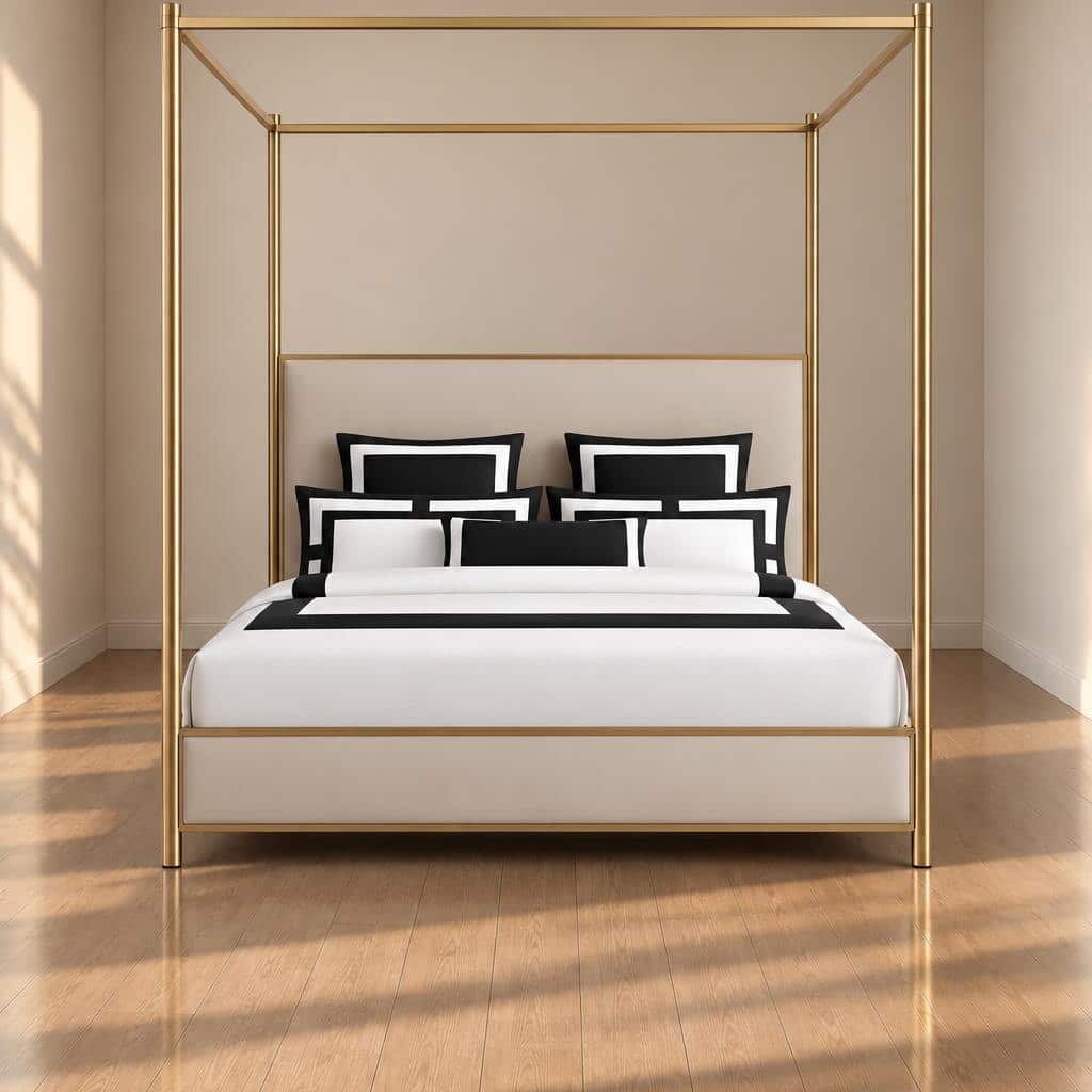 Iroa Bed Set simple display for stylish bedroom designs
