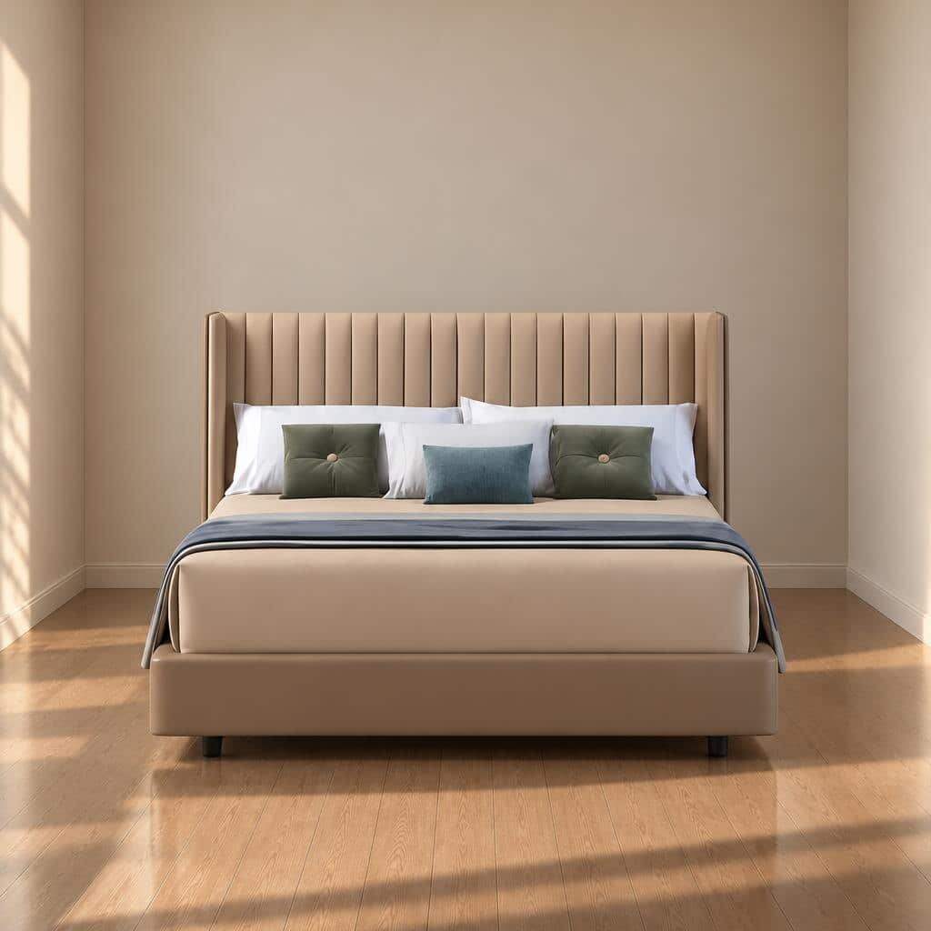 Savi Bed Set modern interior view for clean interior layouts