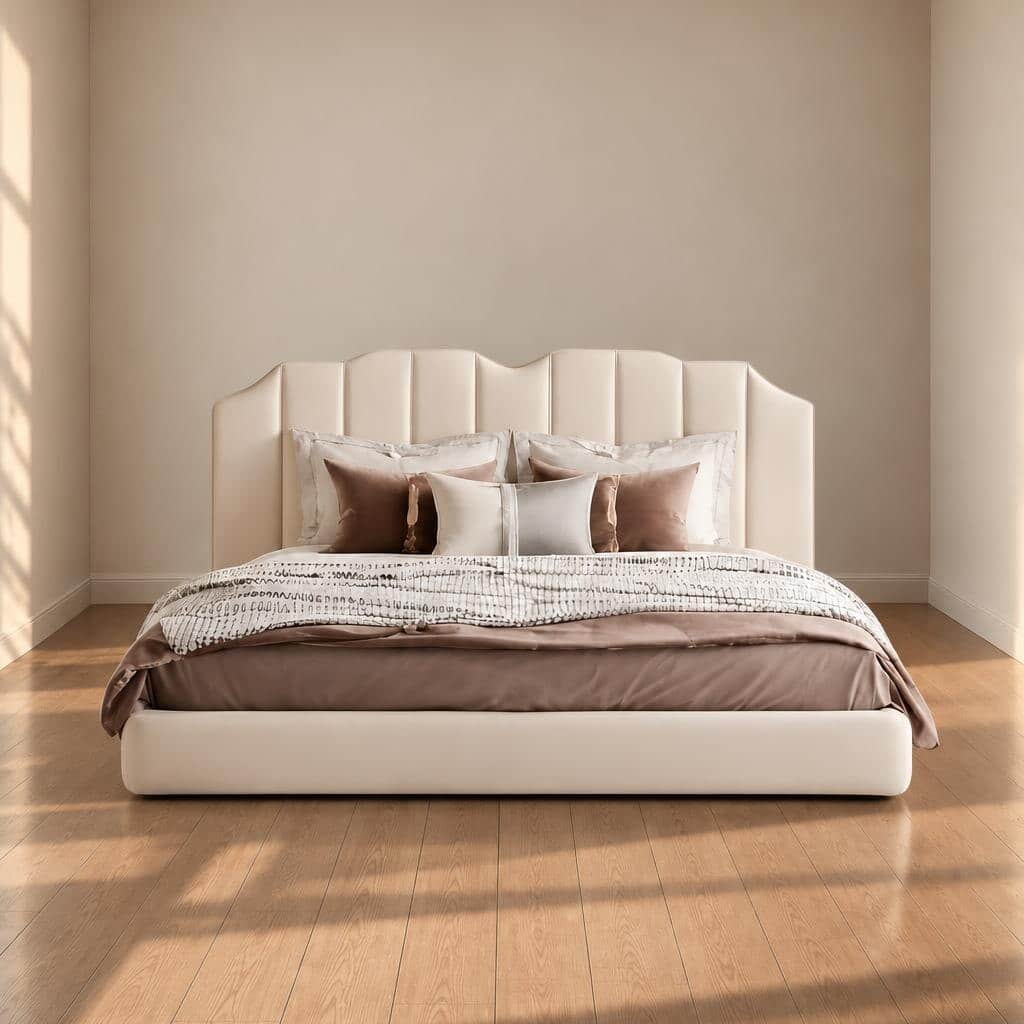Mivo Bed Set wide view for refined home furniture
