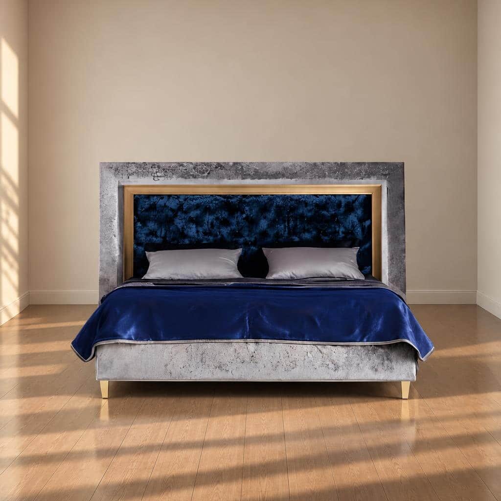 Bedroom set finish detail angle - image 61650