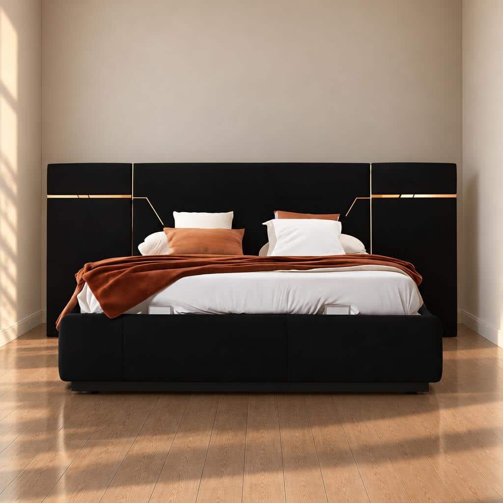 Bedroom set finish detail angle - image 61663