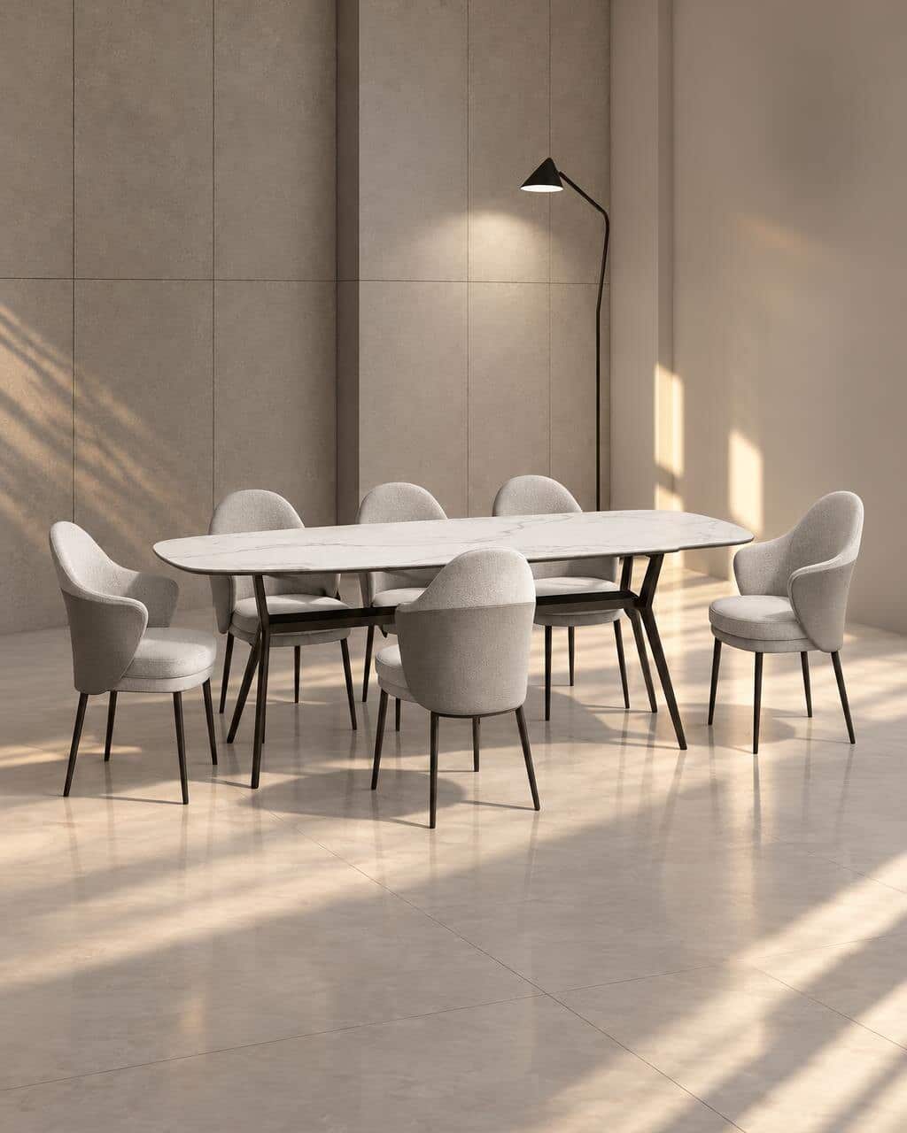 Romel Dining Table and Chairs
