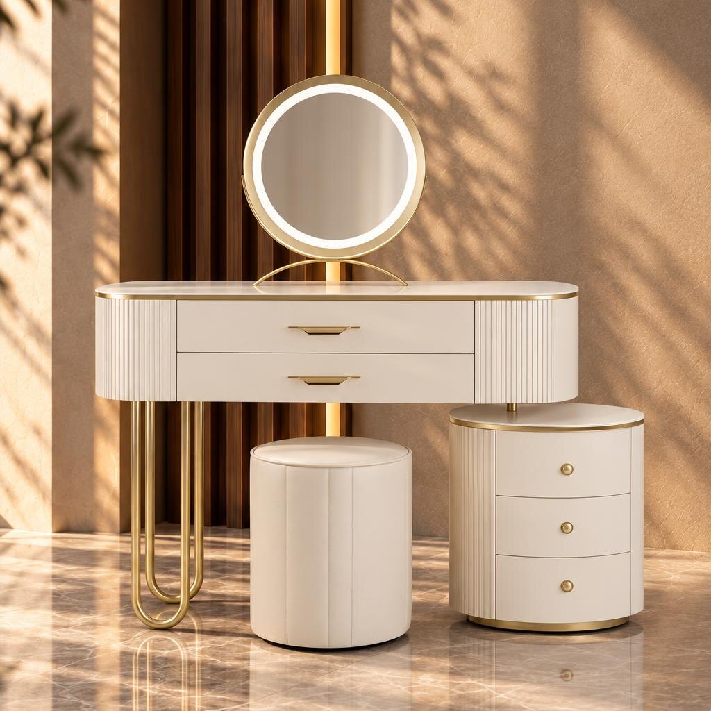 Tali Dresser Set front view for bedroom furniture at El Malek