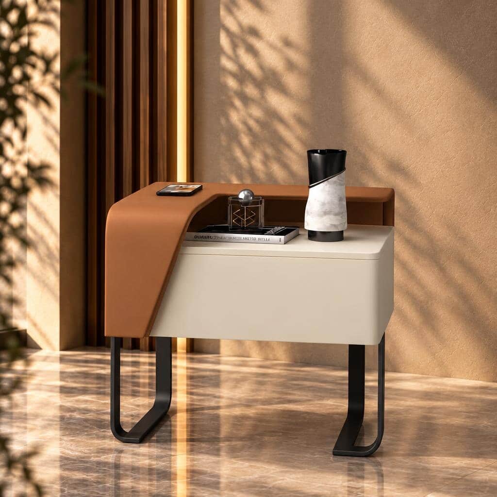 Tino Nightstand Set in functional home decor angle