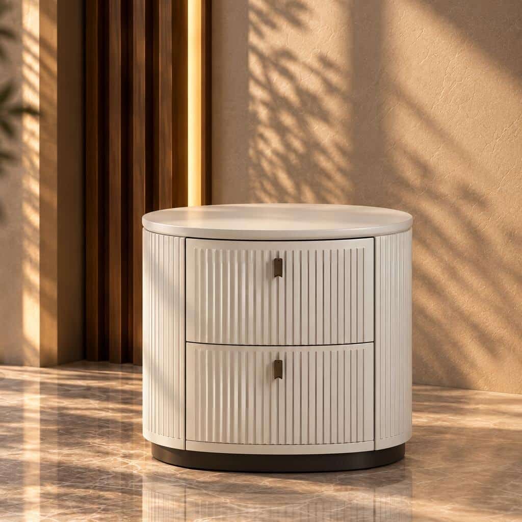 Alna Nightstand Set in smart neat furniture view