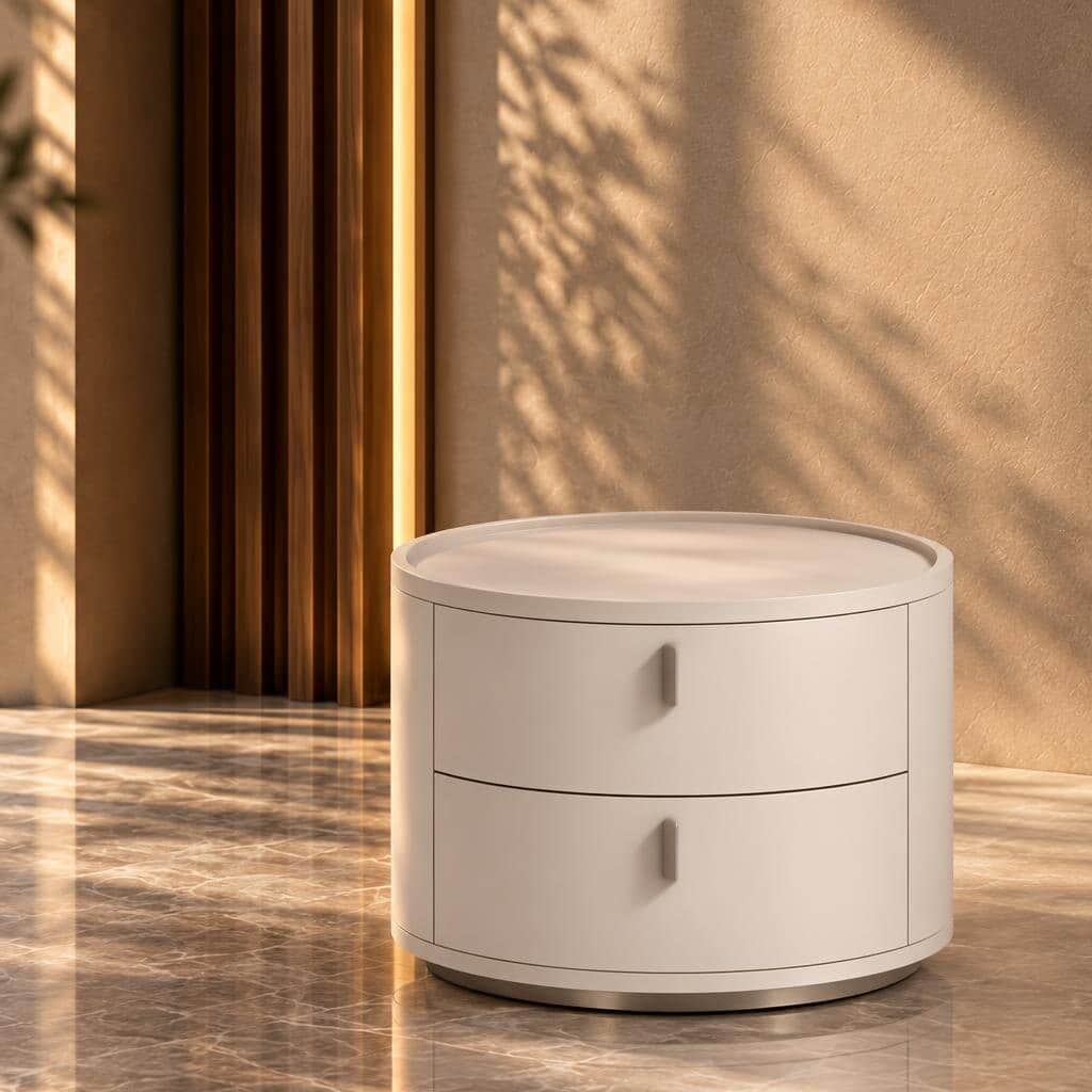 Plush Nightstand Set in calm storage display