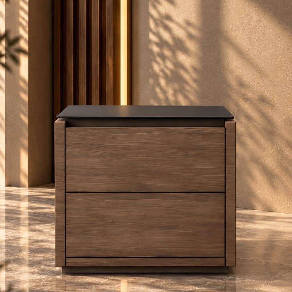 Cansiro Nightstand Set in inviting bedside styling