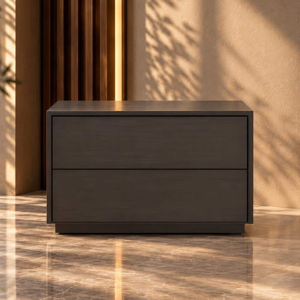 Navo Nightstand Set in premium comfortable home setting