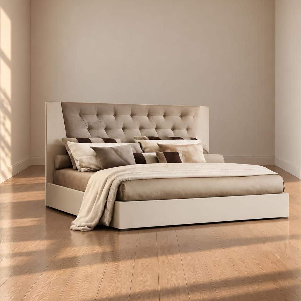 Bedroom set bed and wardrobe view - image 60025