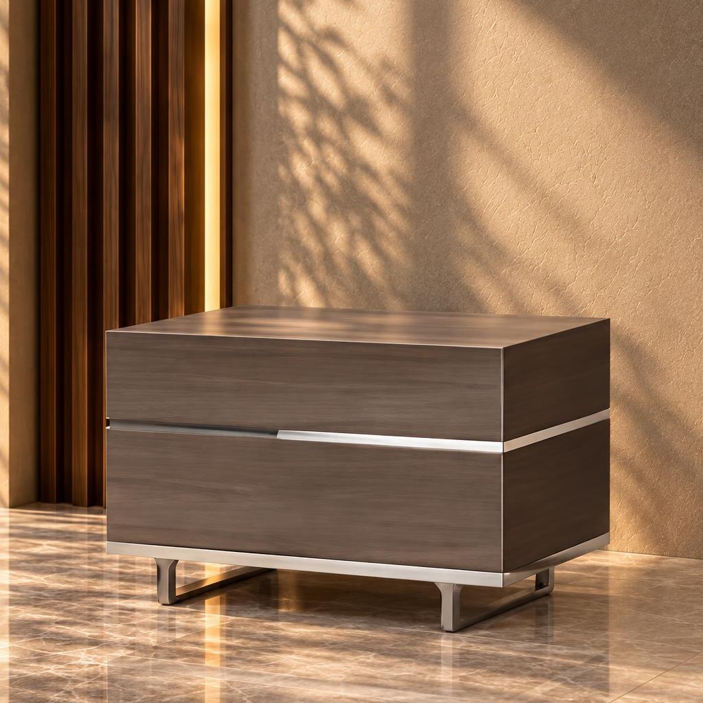 Bedroom set furniture finish and room styling view - image 63193