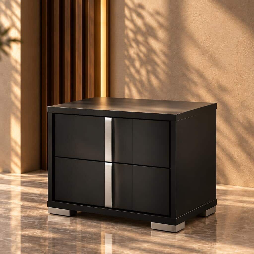 Bedroom set finish detail angle - image 64371