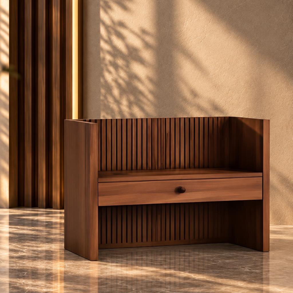 Bedroom set furniture finish and room styling view - image 65262