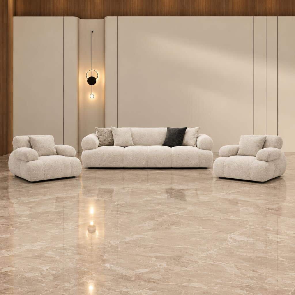 Luxar Living Room Set profile view for complete home seating setup