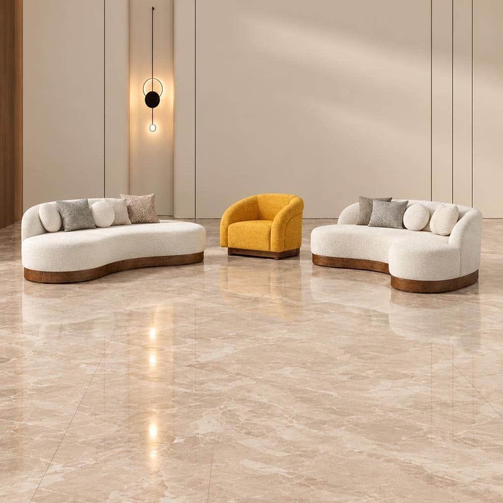 Haze Living Room Set angled view for elegant home seating